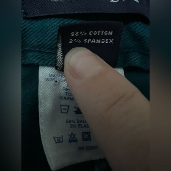 Lands’ End Women’s Fit 2 Straight Leg Pants - Teal Green - Size 8 - Picture 6 of 6